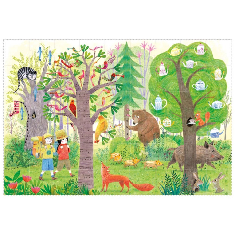 Puzzle Night & Day in the Forest