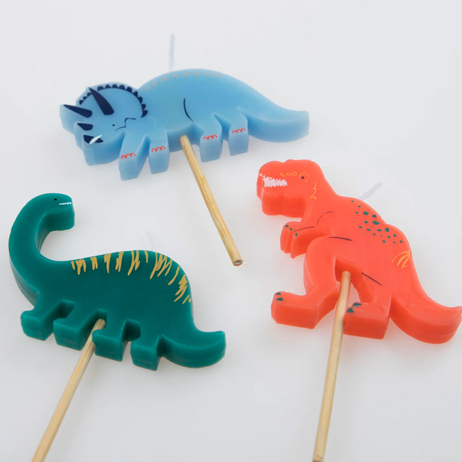 Meri Meri - Kuchenkerzen Dinosaurier