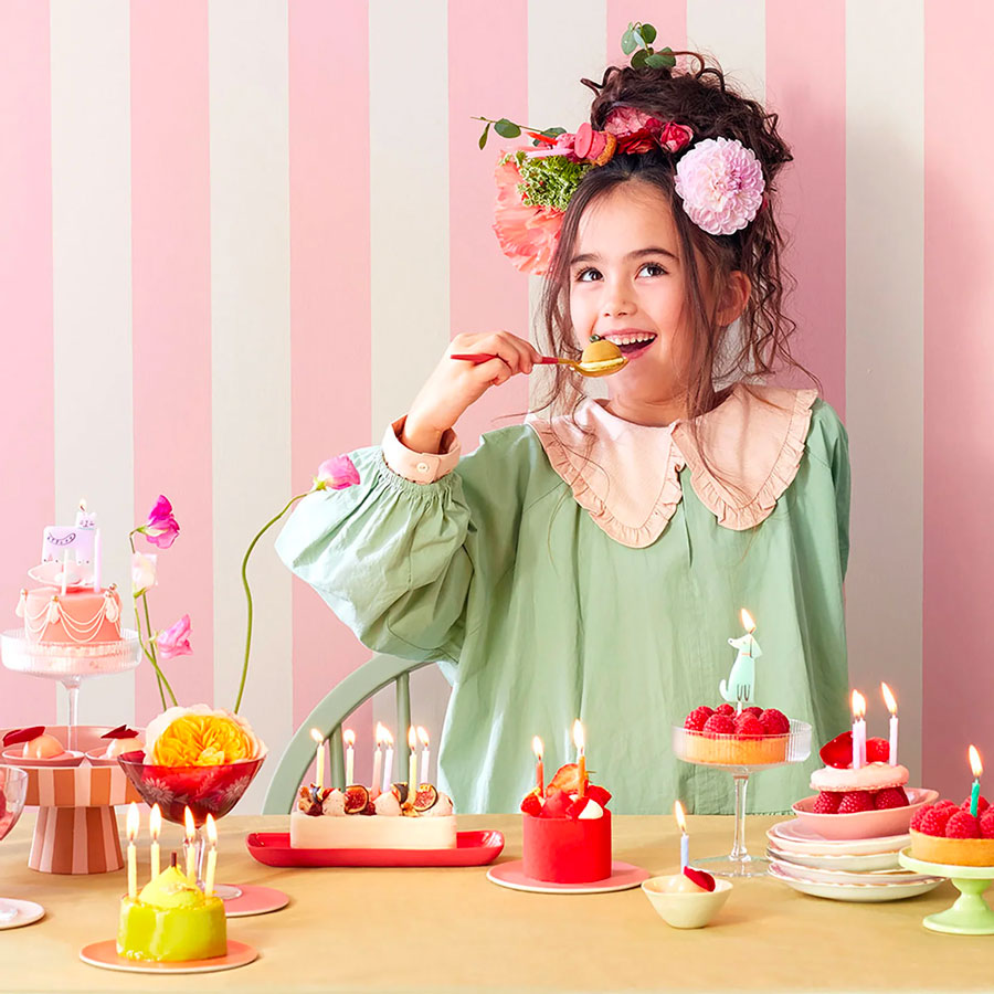 Meri Meri - Kuchenkerzen Regenbogen - 50 Stk
