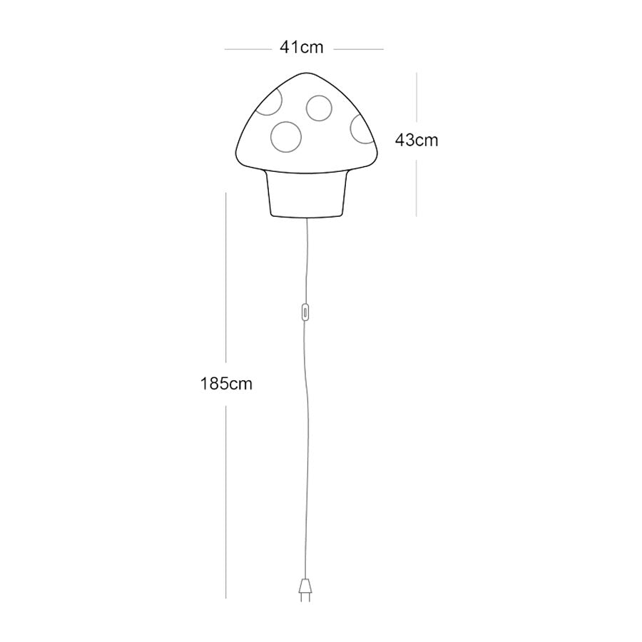 Buokids - Wandlampe Fliegenpilz