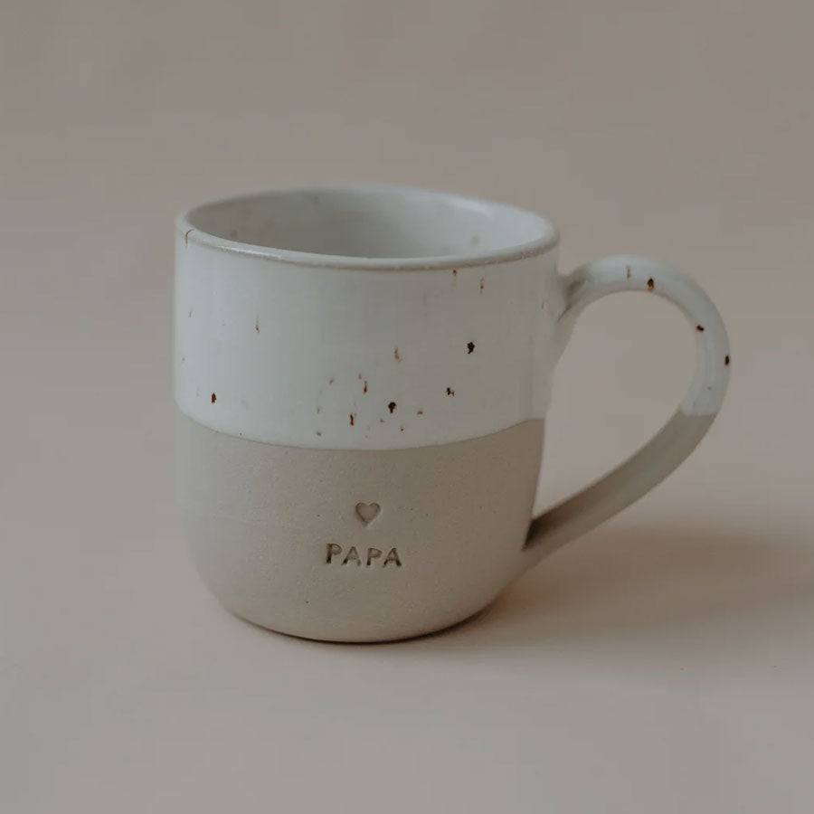 Eulenschnitt - Cappuccino Tasse Papa