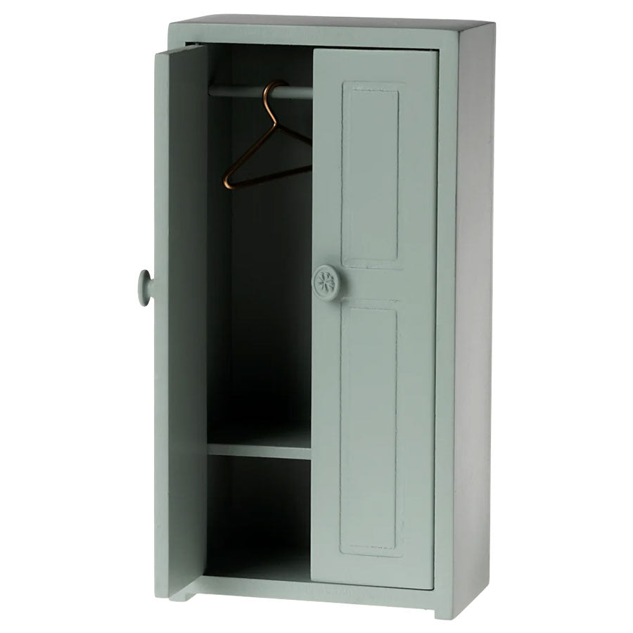 Maileg - Kleiderschrank Maus Hellblau