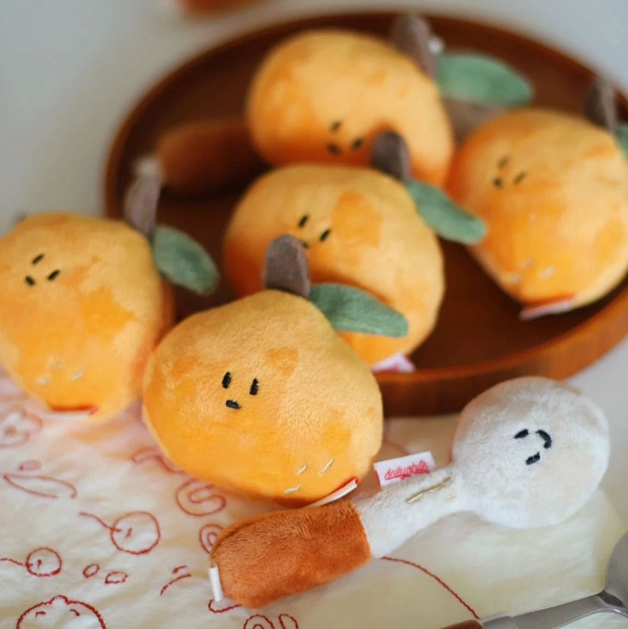 Kuscheltier Orange