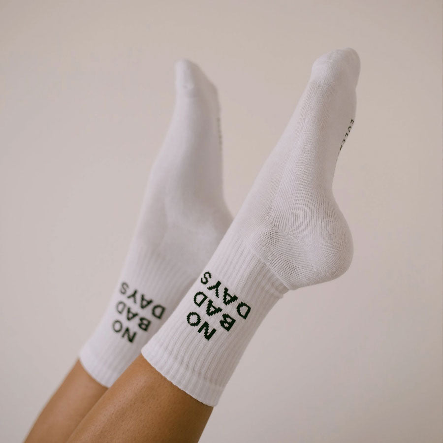 Eulenschnitt - Socken "No Bad Days" Größe 39 - 42