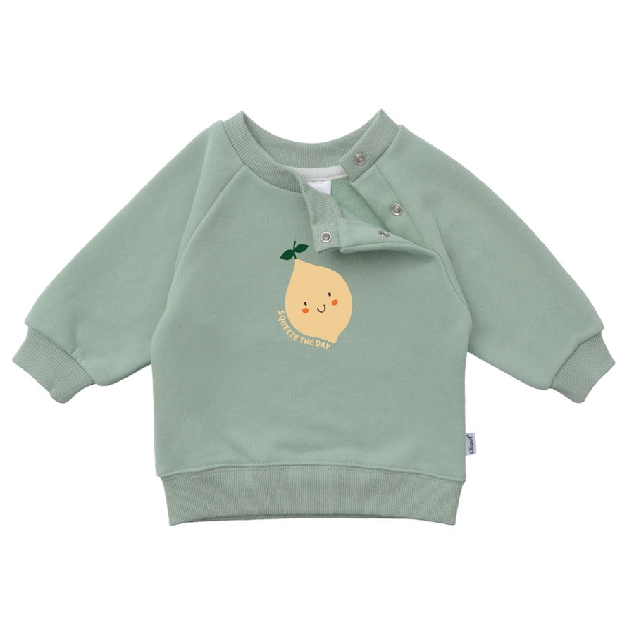 Pullover Zitrone - Schilfgrün