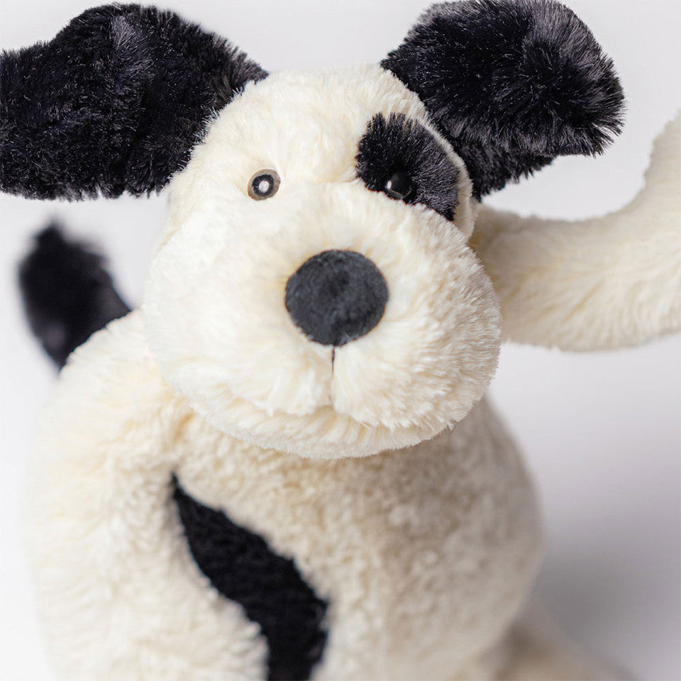 Jellycat - Bashful Black & Cream Puppy