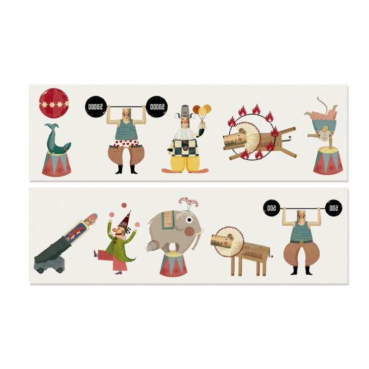 Kindertattoos "Zirkus"