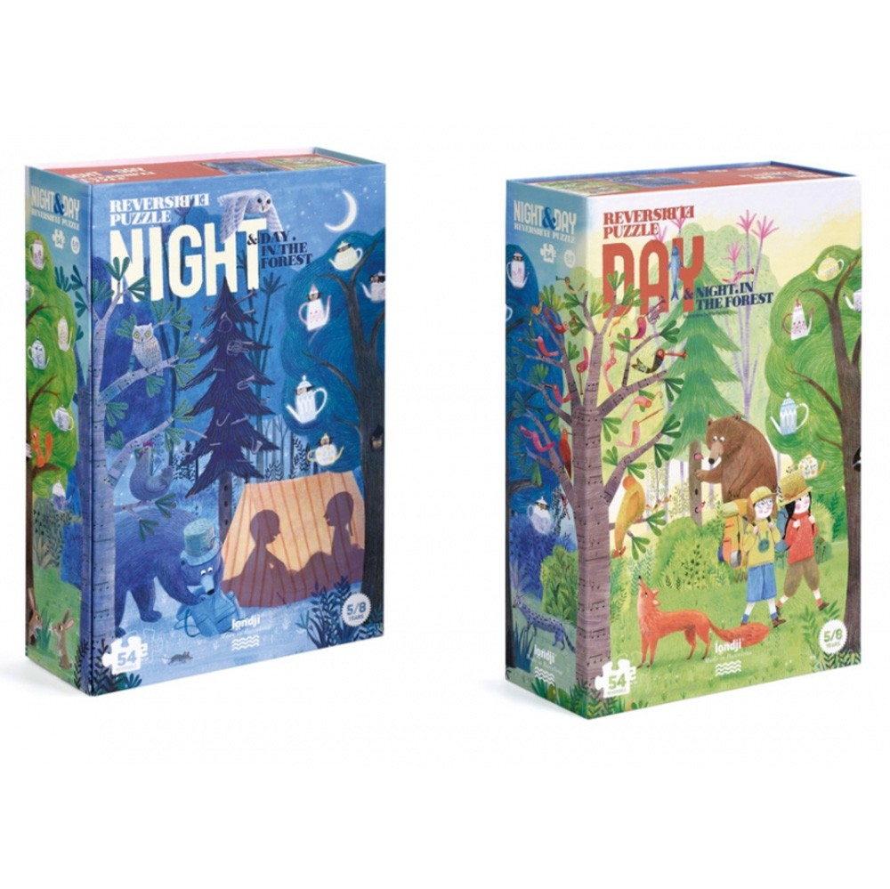 Puzzle Night & Day in the Forest