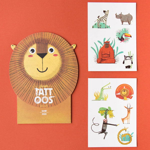 Londji - Kindertattoos "Dschungel Löwe"