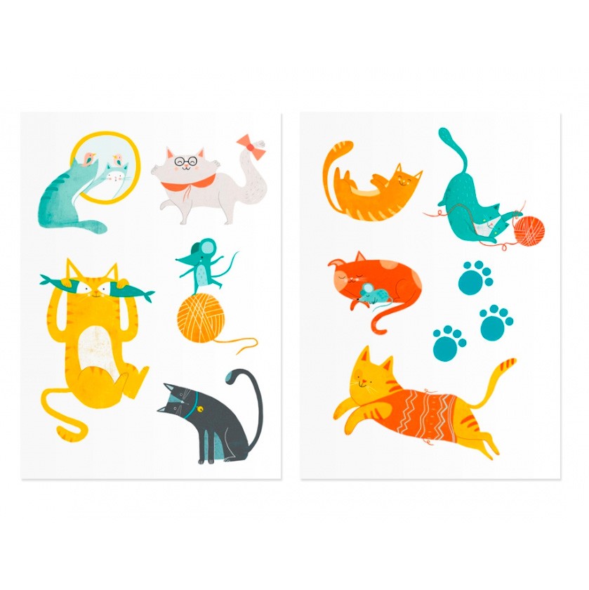 Londji - Kindertattoos "Katzen"