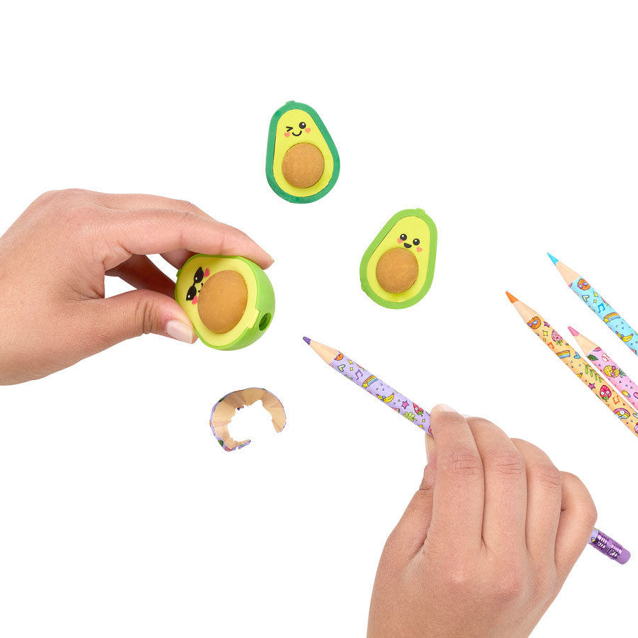 OOLY - "Avocado Love" Radiergummi und Anspitzer