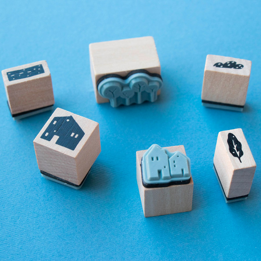 Londji - Stempelspiel "Calm Stamps Villages"