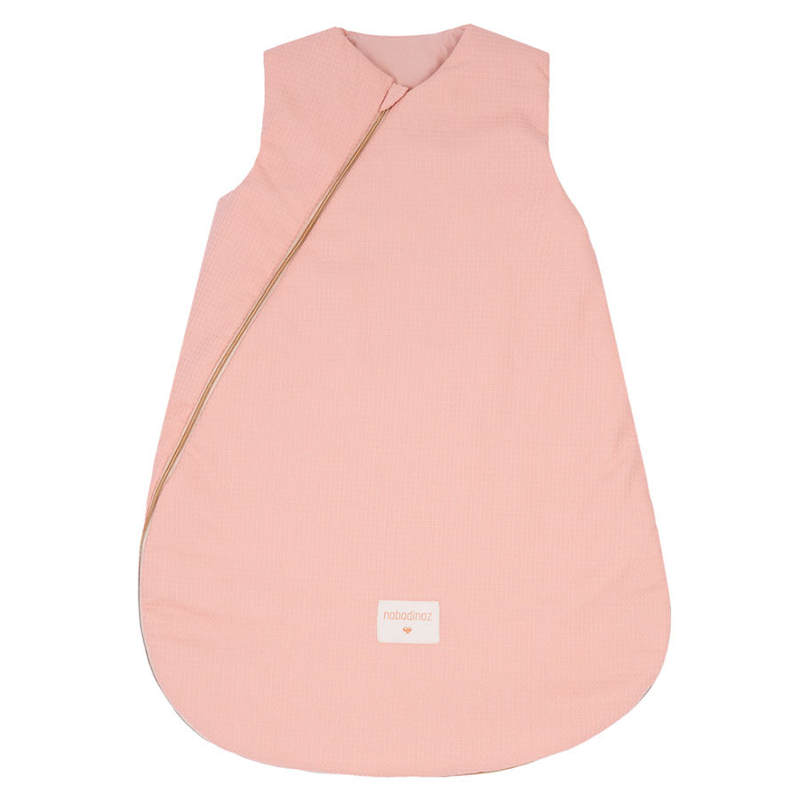 Nobodinoz - Schlafsack "Cocoon" Honeycomb Misty Pink