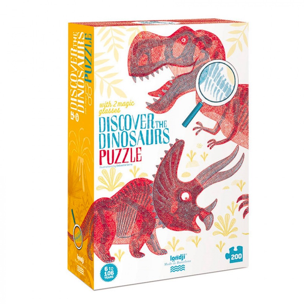 Londji - Puzzle Discover the Dinosaurs