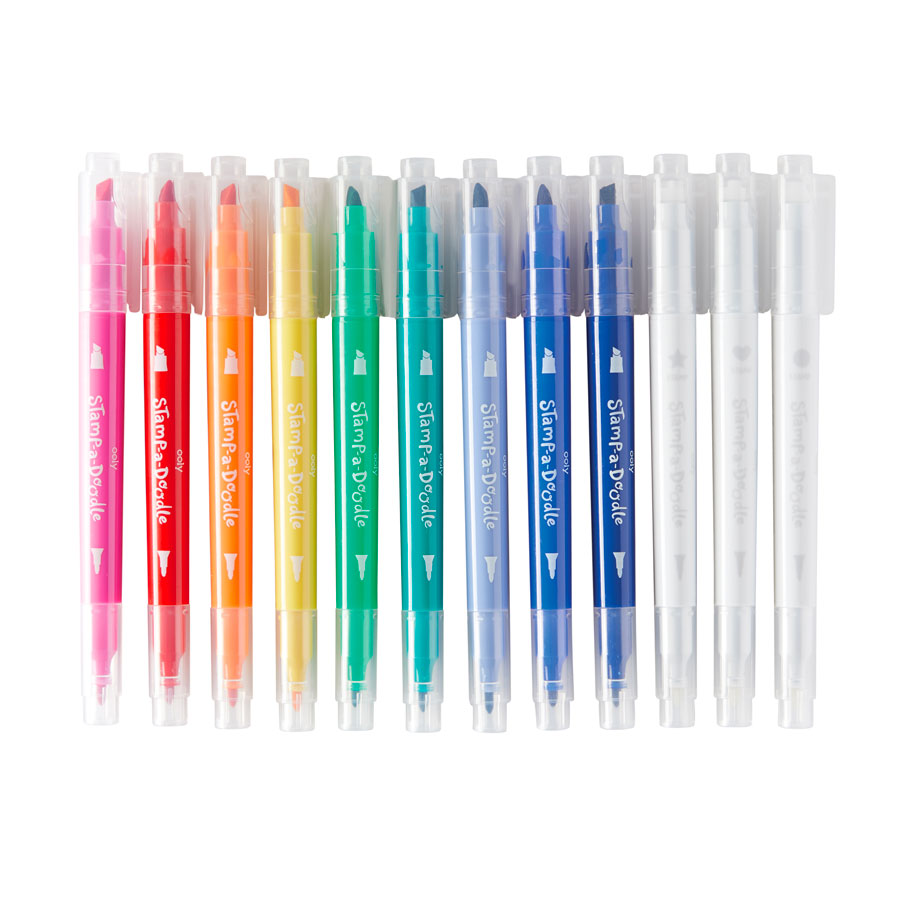 OOLY - Marker mit Stempel "Stamp a Doodle" - 9 Stk