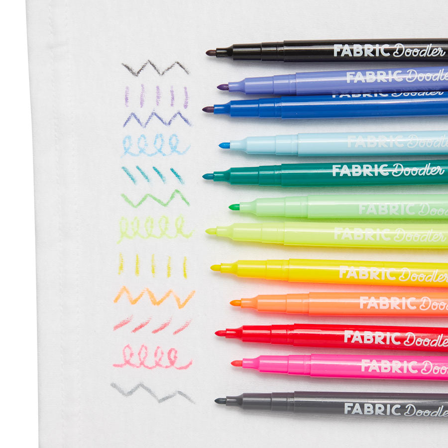 OOLY - Textilstifte "Fabric Doodles" 12 Stk