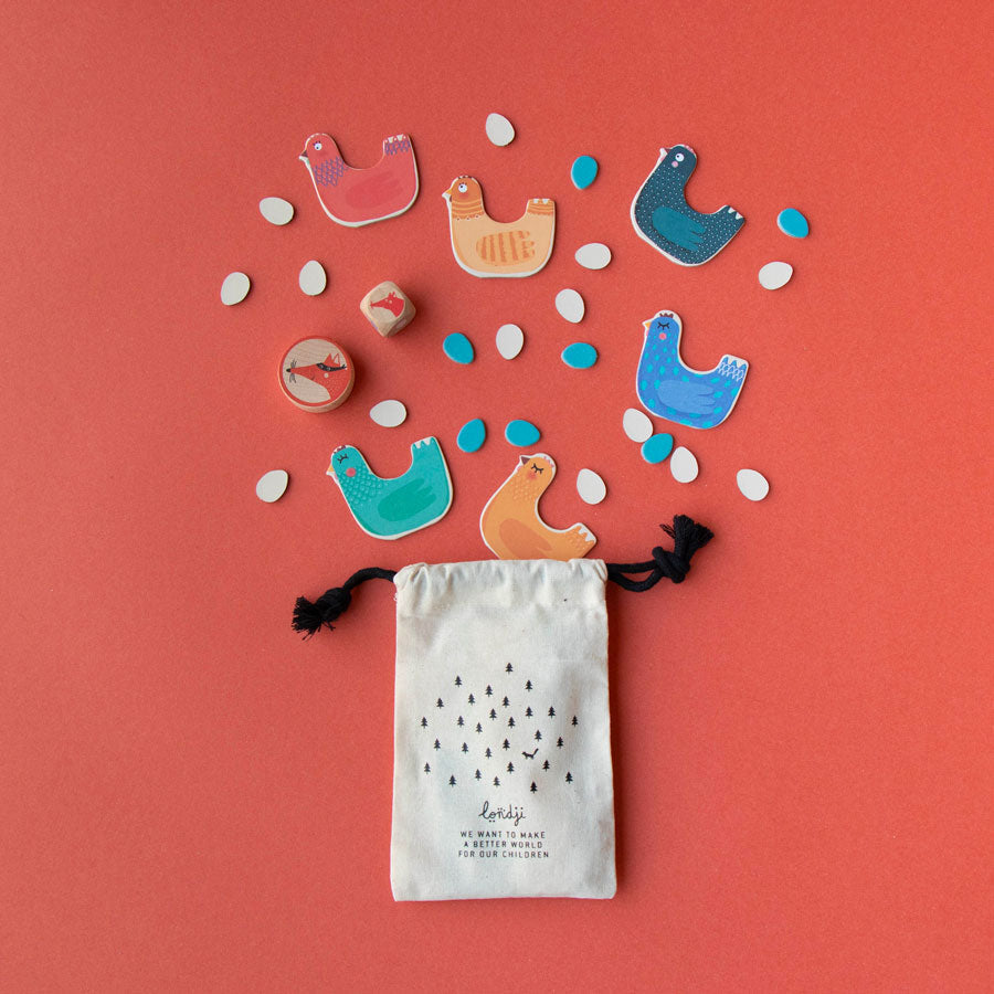 Londji - Pocket Spiel "Cluck Cluck - the Fox"