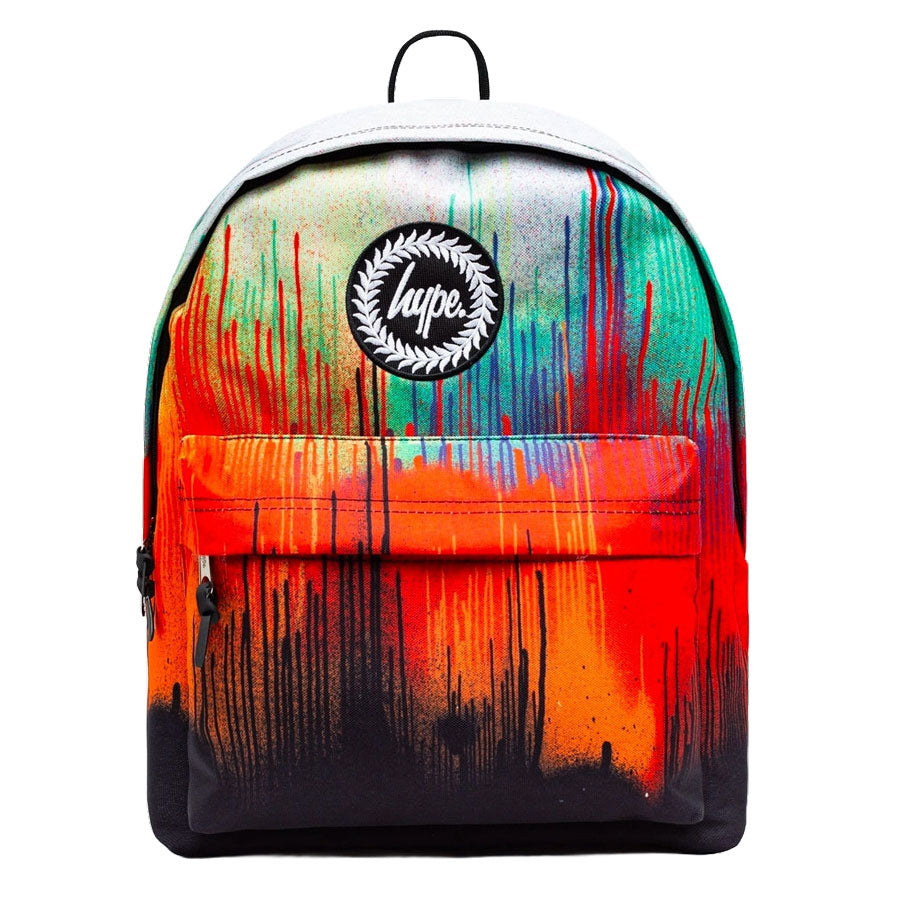 Hype - Rucksack Red Multi Drip Crest