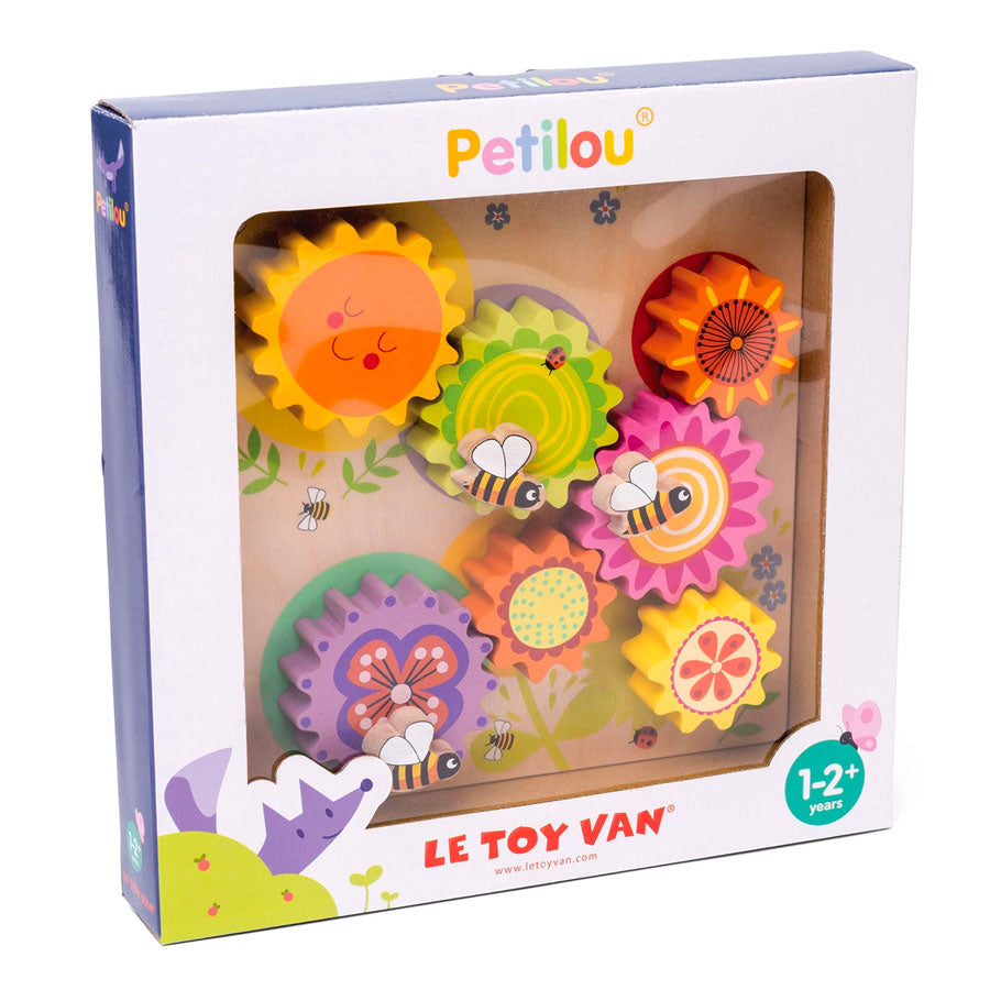 Le Toy Van - Zahnrad-Spiel "Biene Und Blumen"