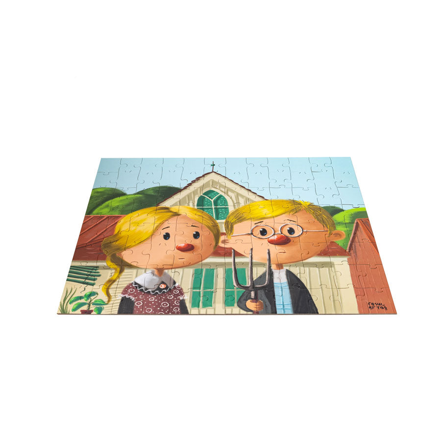 Museum Kidz - Puzzle Grant Wood