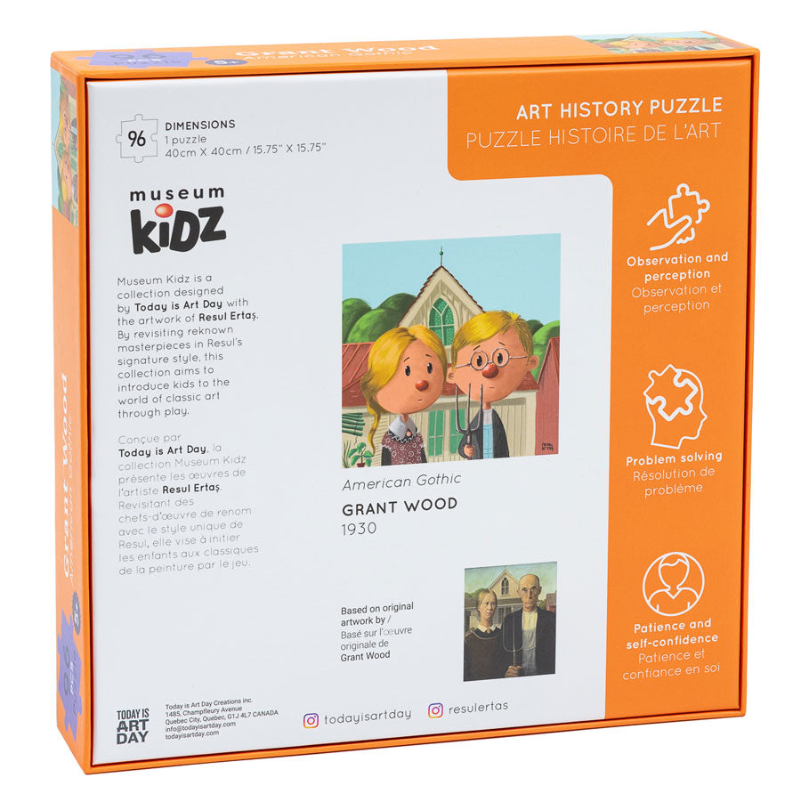 Museum Kidz - Puzzle Grant Wood