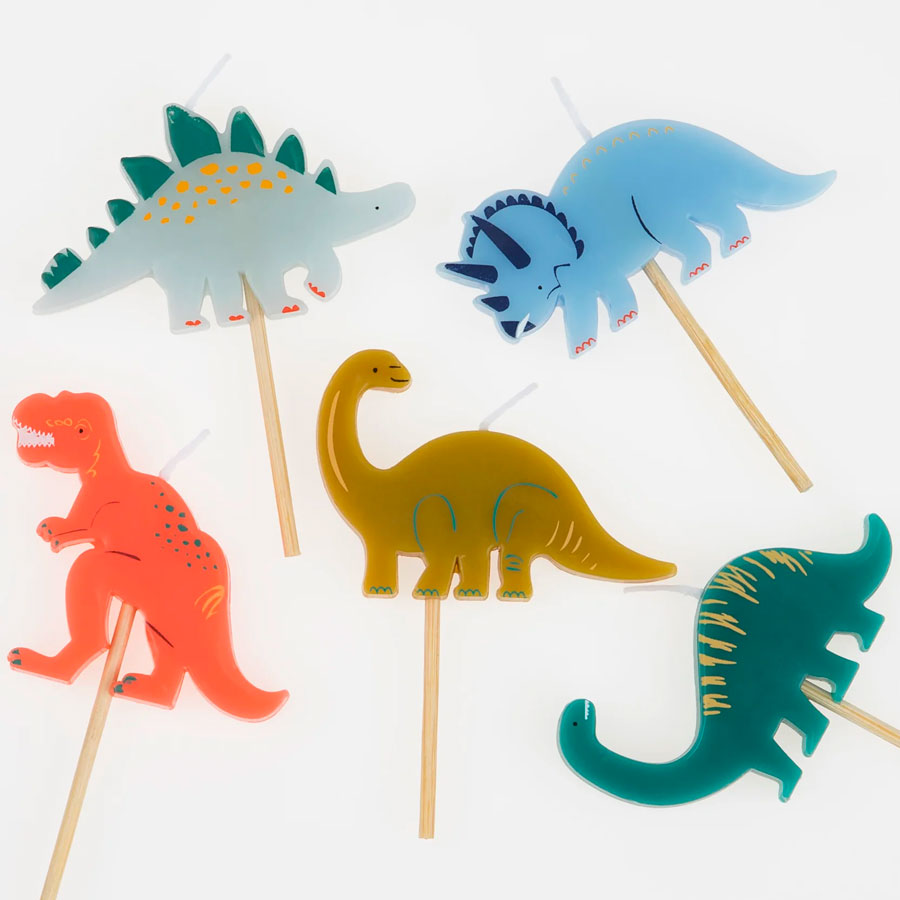Meri Meri - Kuchenkerzen Dinosaurier