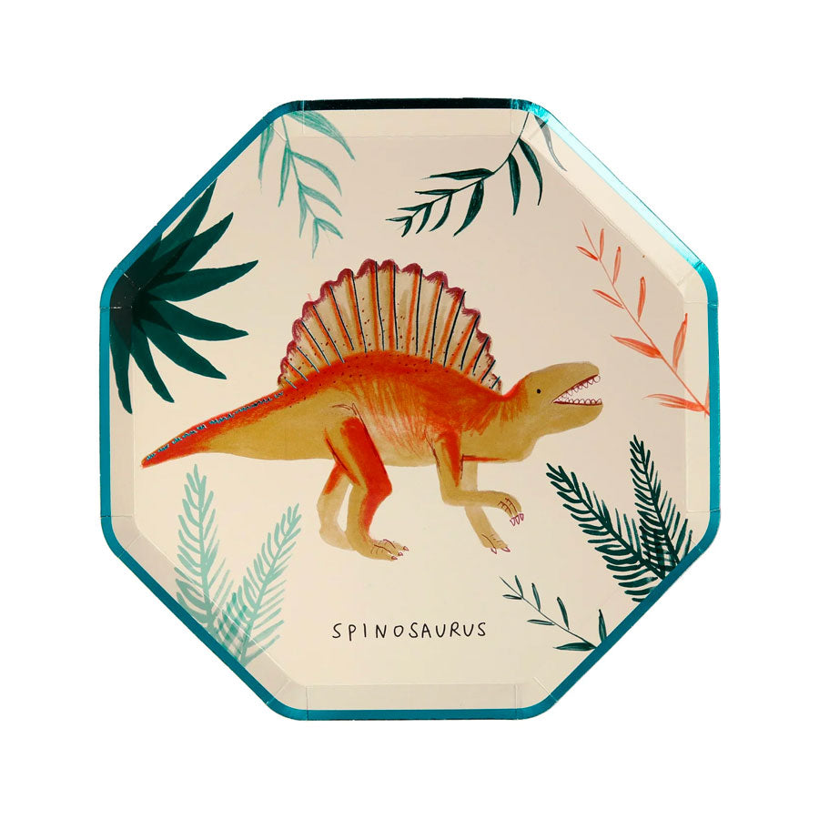 Meri Meri - Pappteller Dinosaurier Mix - 8 Stk