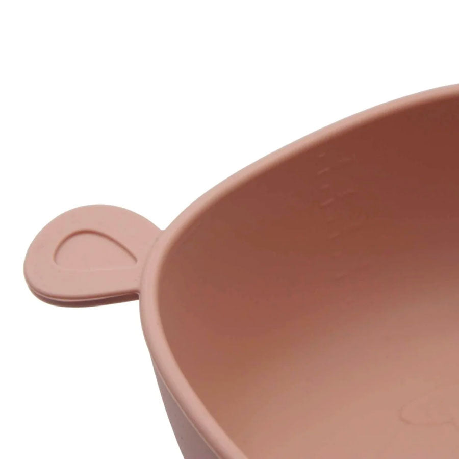 The Cotton Cloud - Schale LILI mit Saugnapf - Bär Blush