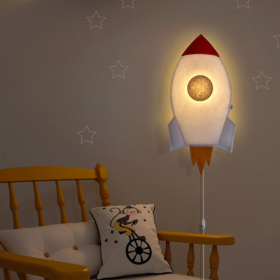 Buokids - Wandlampe Space Rocket
