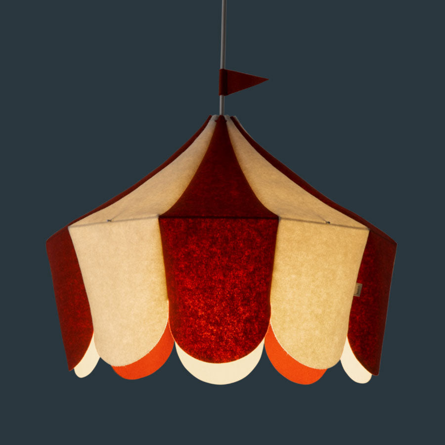 Buokids - Deckenlampe Zirkuszelt - Rot