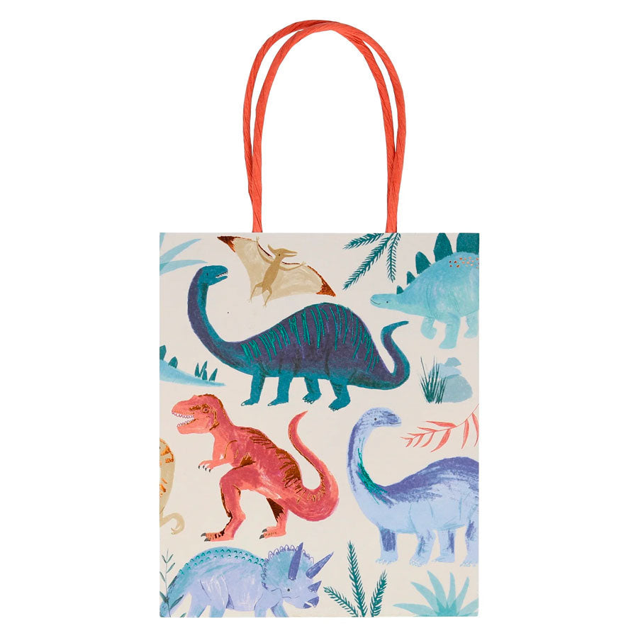Meri Meri - Geschenktüten "Dinosaurier" - 8 Stk