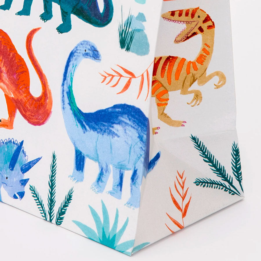 Meri Meri - Geschenktüten "Dinosaurier" - 8 Stk