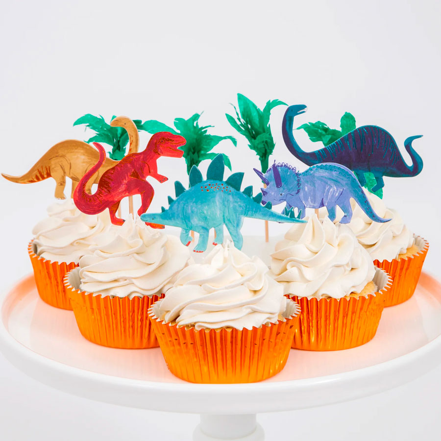 Meri Meri - Cupcake Set Dinosaurier - 24 Stk