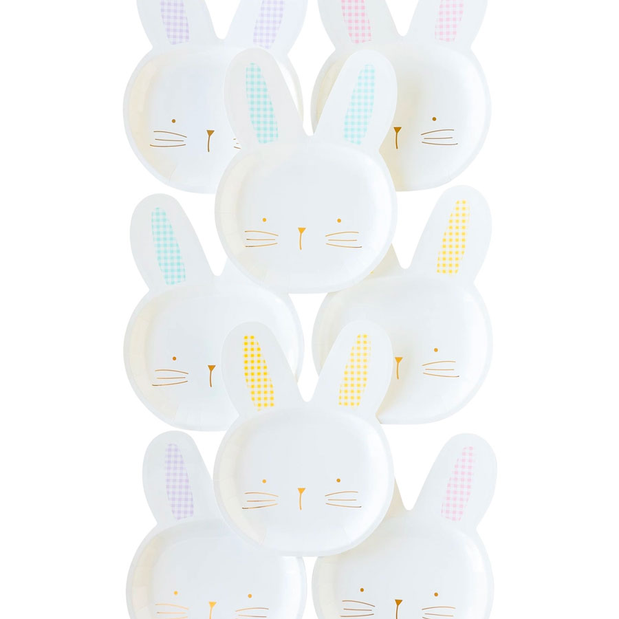 My Mind’s Eye - Pappteller Hase - 8 Stk