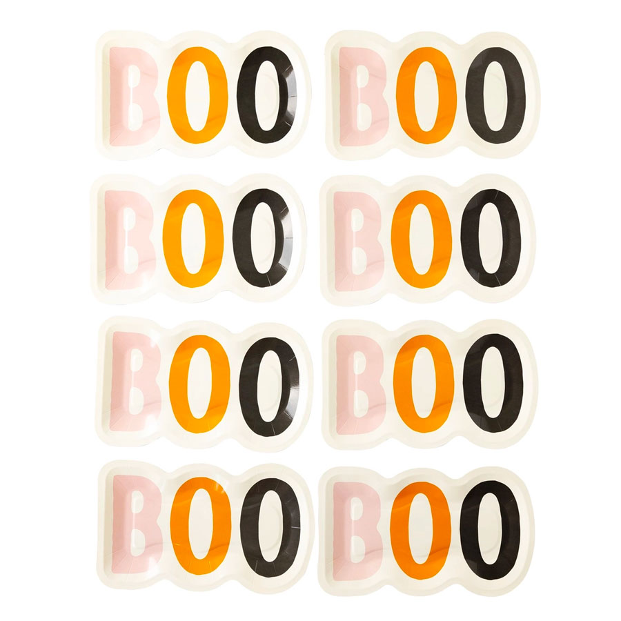 My Mind’s Eye - Pappteller BOO - 8 Stück