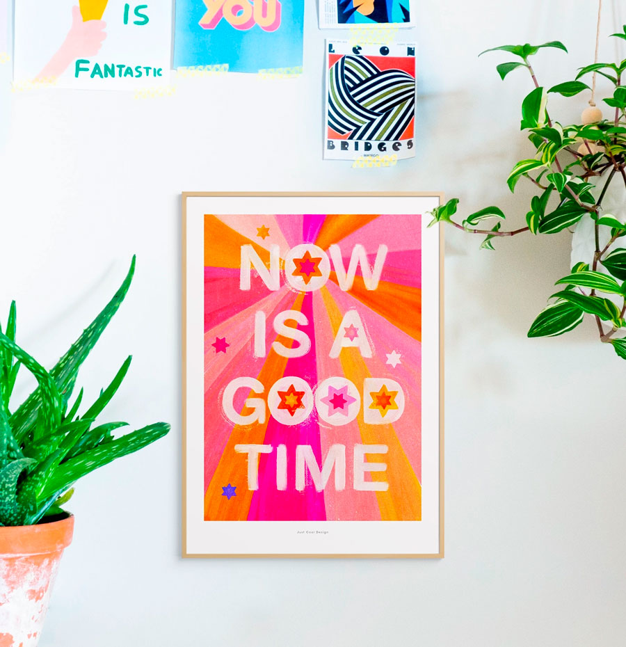 Kunstdruck "Now Is A Good Time" DIN A3