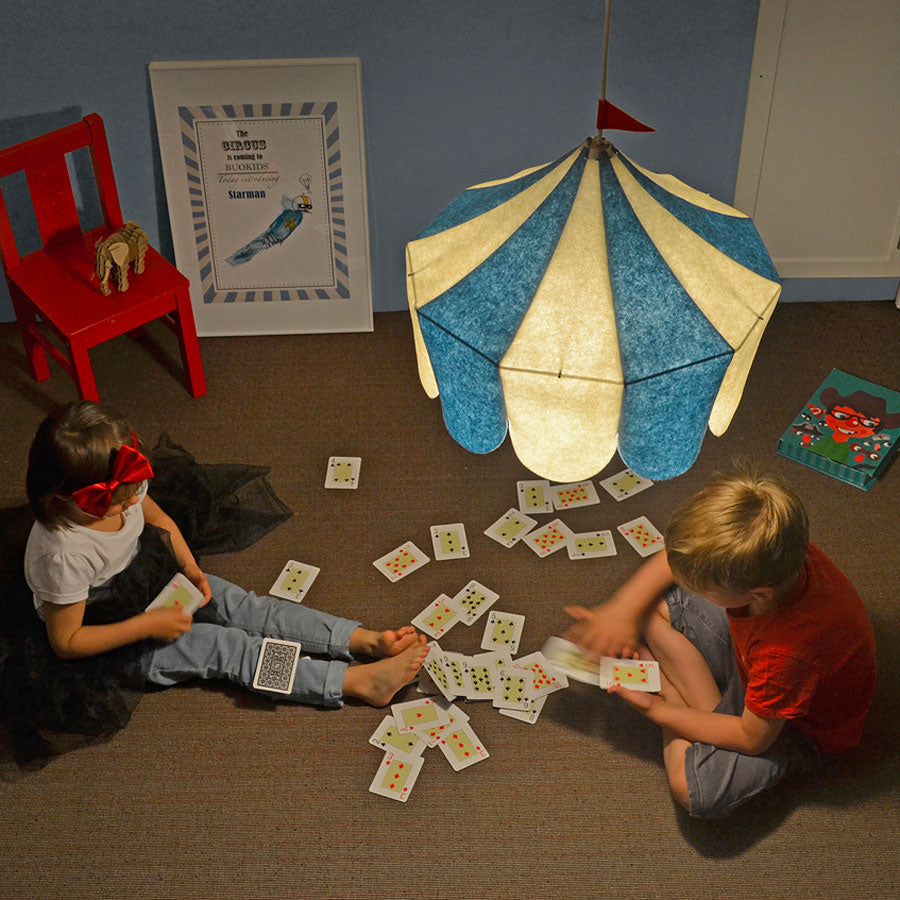 Buokids - Deckenlampe Zirkuszelt - Blau