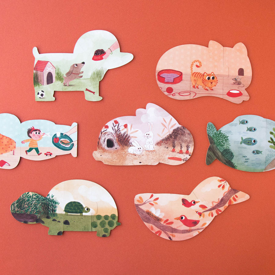 Londji - Puzzle "I Love My Pets" ab 3 Jahren