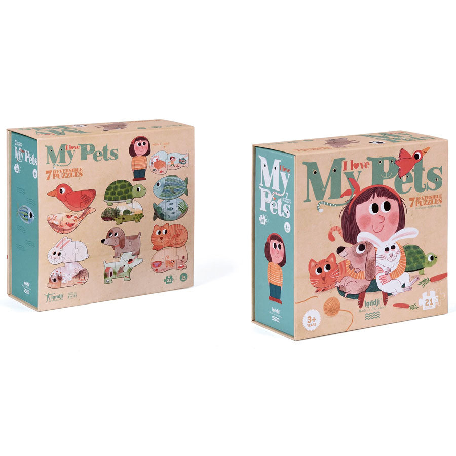 Londji - Puzzle "I Love My Pets" ab 3 Jahren