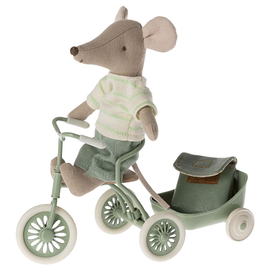 Maileg - Dreirad-Maus Großer Bruder Mint