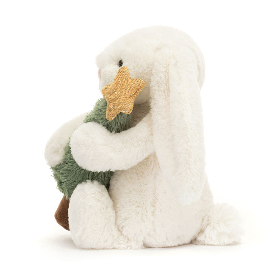 Jellycat - Bashful Bunny With Christmas Tree