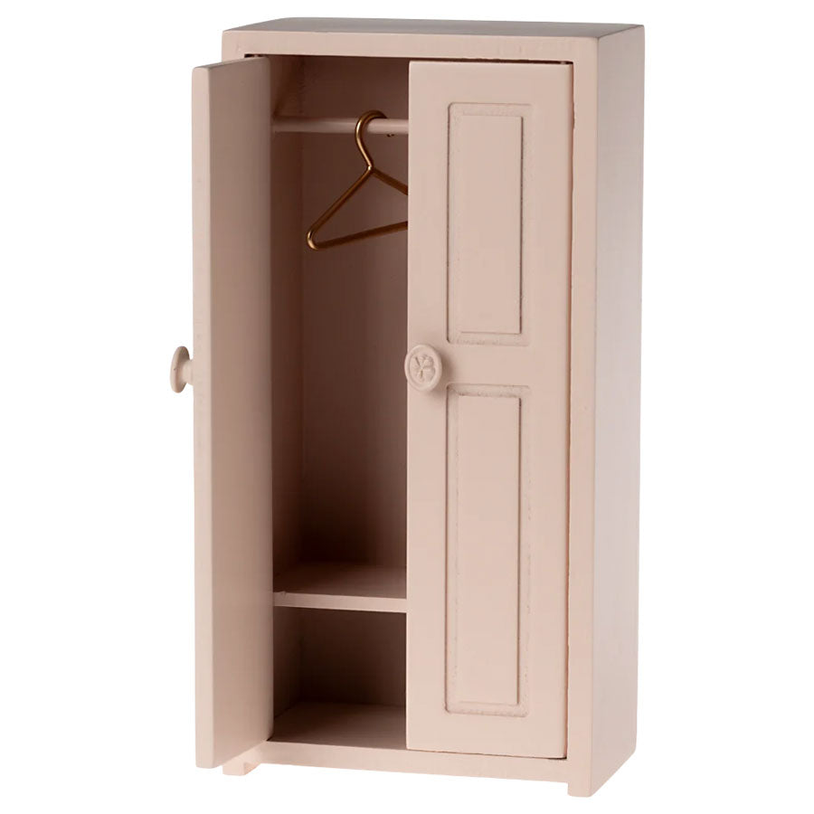 Maileg - Kleiderschrank Maus Hellrosa