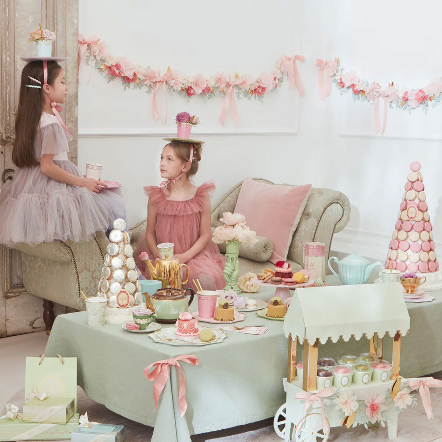 Meri Meri x Ladurée Paris - Party Girlande Blumen Rosa