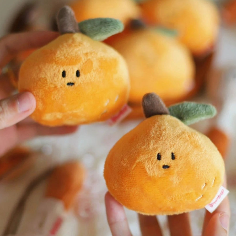 Kuscheltier Orange