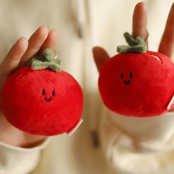 Plush Toy Tomato by LULUFUNSTUDIO
