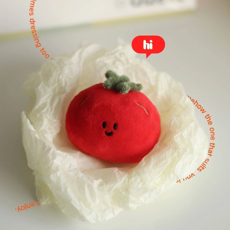 Kuscheltier Tomate