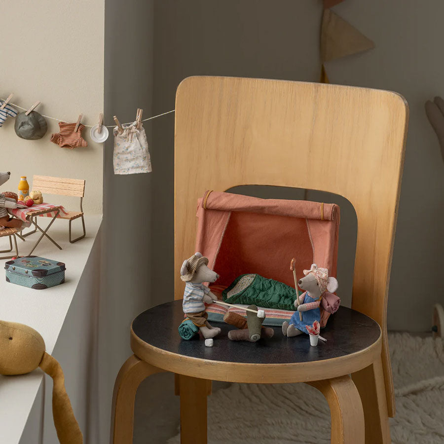 Maileg - Camping Zelt für Mäuse Orange 2025