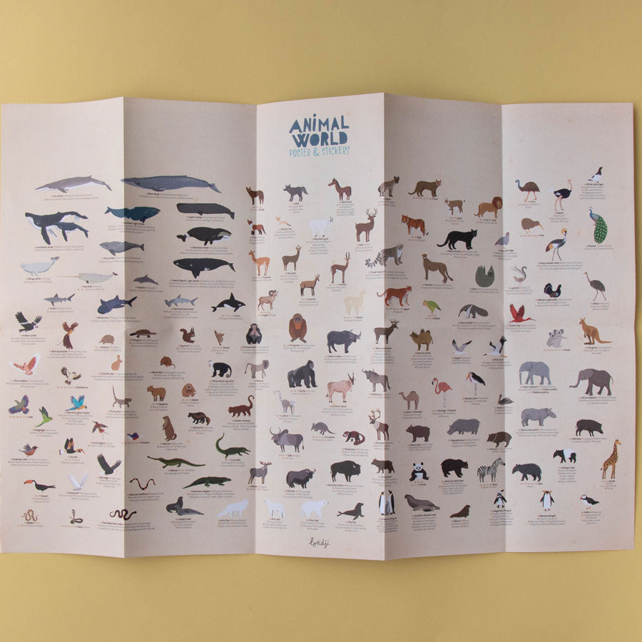 Londji - Animal World Poster & Stickers