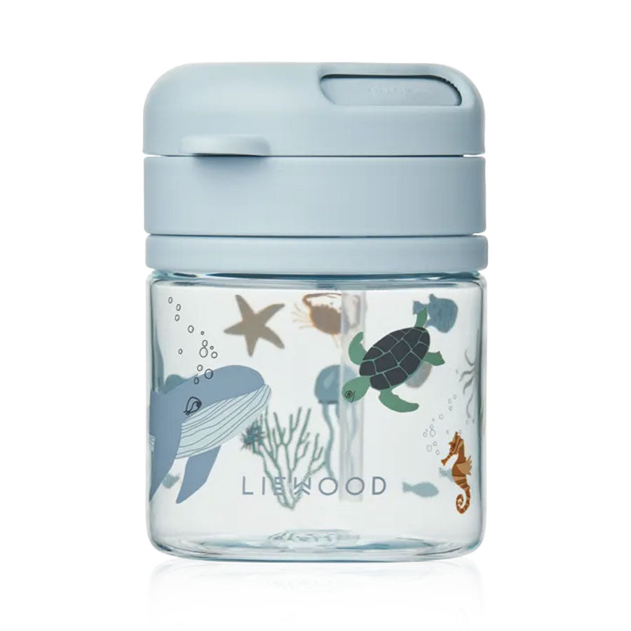 Liewood - Trinkbecher PAVIA mit Strohhalm - Sea Creature