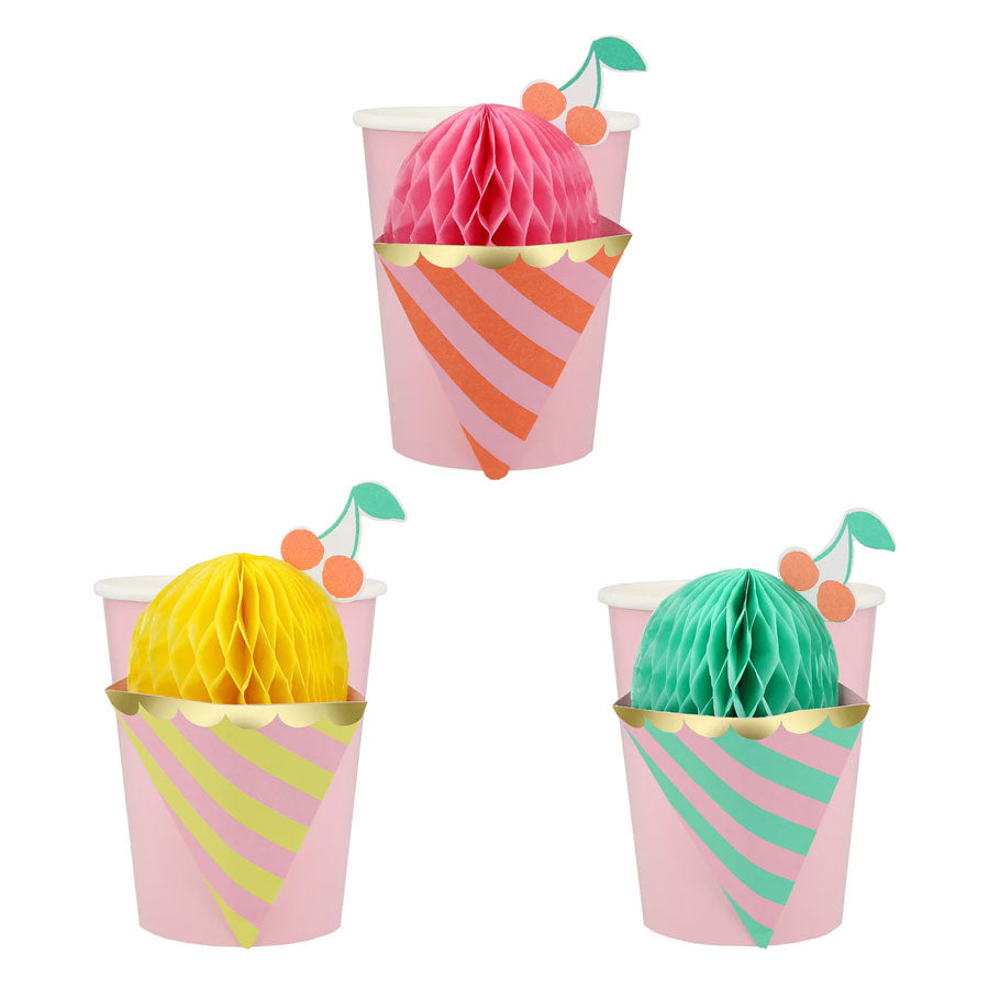 Meri Meri - Partybecher Ice Cream - 8 Stk